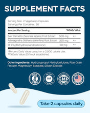 Load image into Gallery viewer, Improved Complex Saw Palmetto for Men 900 mg