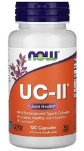 Load image into Gallery viewer, NOW Supplements, UC-II Type II Collagen  - 60 Veg Capsules/Bottle
