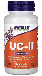 NOW Supplements, UC-II Type II Collagen  - 60 Veg Capsules/Bottle
